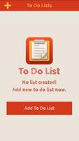Simple To Do List Affiche