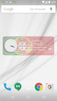 Portugal Clock & RSS Widget plakat