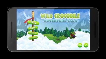 Wild Crocodile Adventure Saga Affiche
