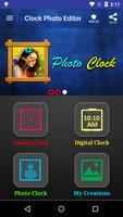 Clock Photo Editor ポスター