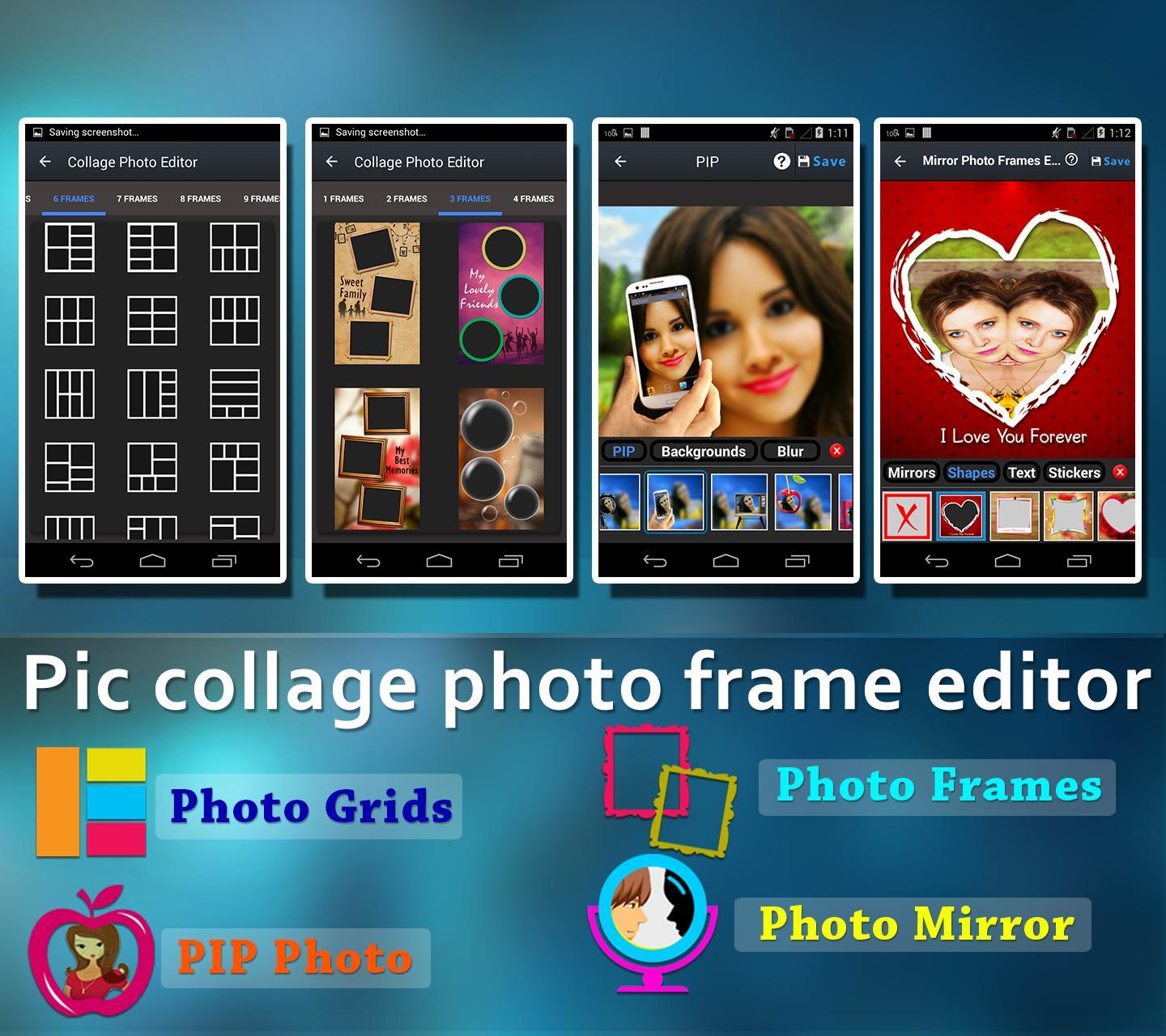Pic Collage Photo Frame Editor For Android Apk