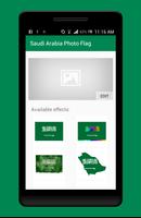 Saudi Arabia Photo Flag Editor Affiche
