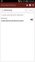 Offline Eng-Hindi Dictionary capture d'écran 3