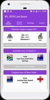 Cricket IPL 2018 Live Score | cricket match today โปสเตอร์