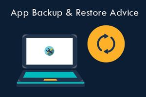 Apps Backup & Restore Advice capture d'écran 1