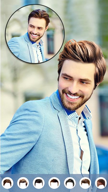 Man Hair Mustache Style PRO : Boy Photo Editor for Android 