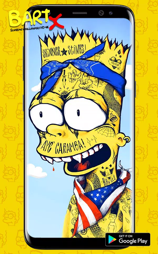 Supreme X Bart Simpson Wallpaper HD for Android - APK Download