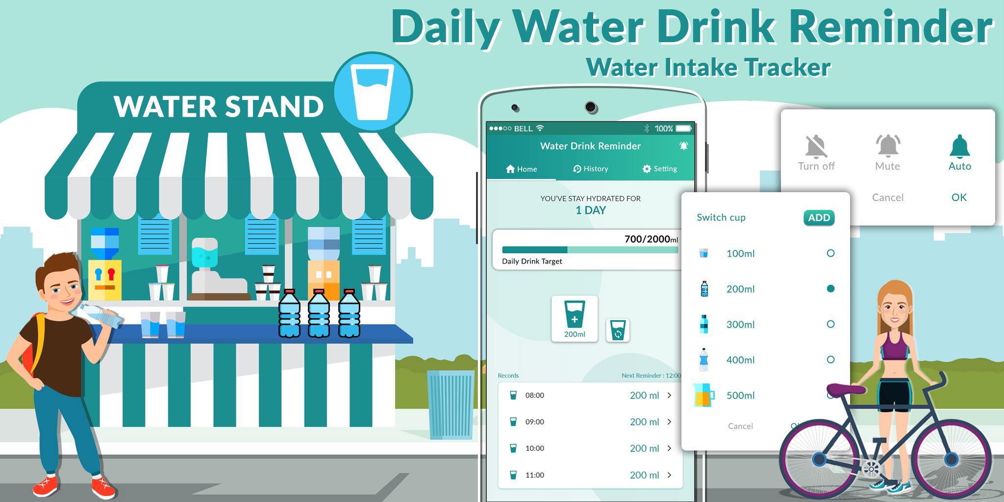 Drink Water Tracker reminder. Water Daily. Daily Drink Water. Календарь напоминалка для андроид.