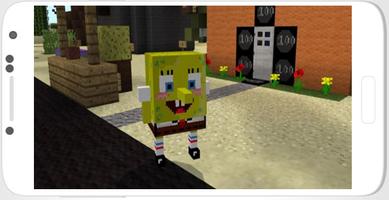 Mod SpongeBob Bikini Minecraft PE captura de pantalla 1