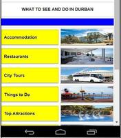Durban Tourist Info Affiche
