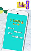 Holic! Pedometer 🔥#1BEST - Earn Money For Walking ảnh chụp màn hình 2