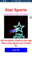 Star Sports Live Cricket TV پوسٹر