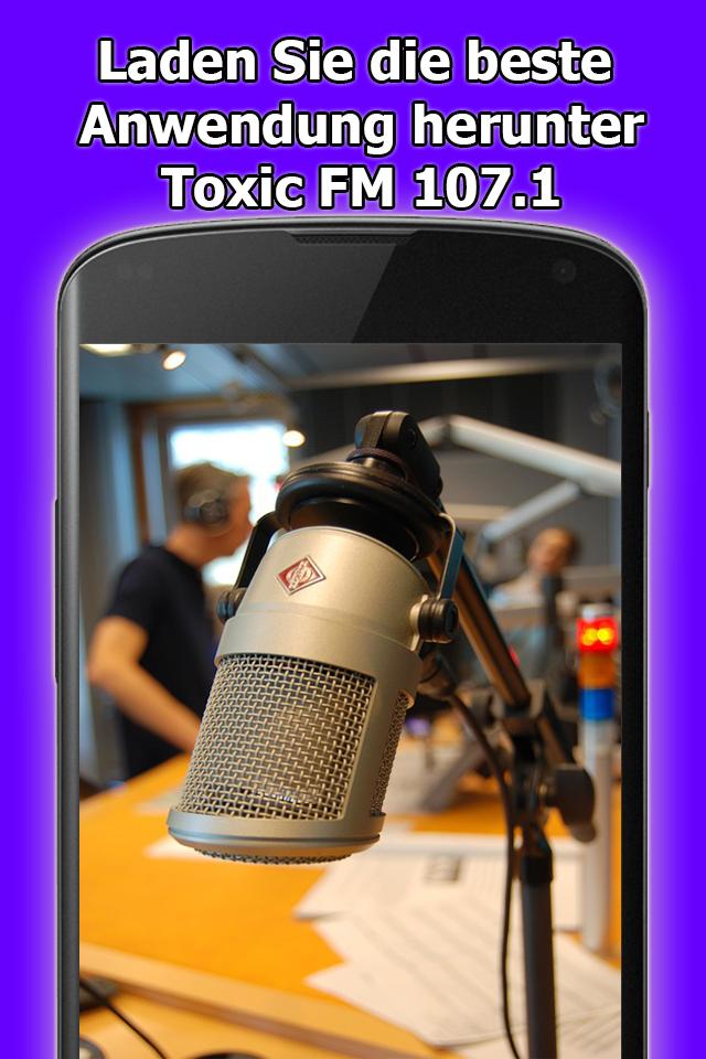 Radio Toxic FM 107.1 Kostenlos Online in Schweiz para Android - APK Baixar