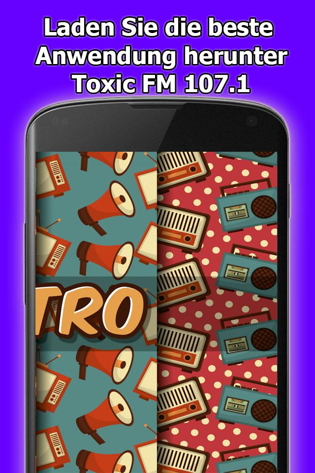 Radio Toxic FM 107.1 Kostenlos Online in Schweiz para Android - APK Baixar