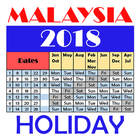 Kalendar Cuti Malaysia 2018 आइकन