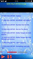 GEN HALILINTAR SONGS syot layar 2