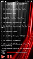 All Songs ELLIE GOULDING capture d'écran 1