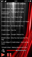 KEITH URBAN Songs تصوير الشاشة 1