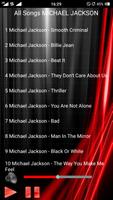 All Songs MICHAEL JACKSON تصوير الشاشة 1