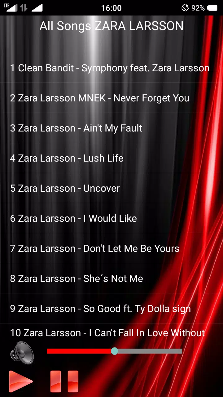 All Songs ZARA LARSSON APK for Android Download