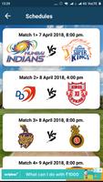 IPL 2018 Schedule & Score ảnh chụp màn hình 1