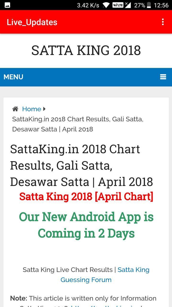 Satta King Live Updates For Android Apk Download