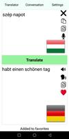 Hungarian German Translator poster