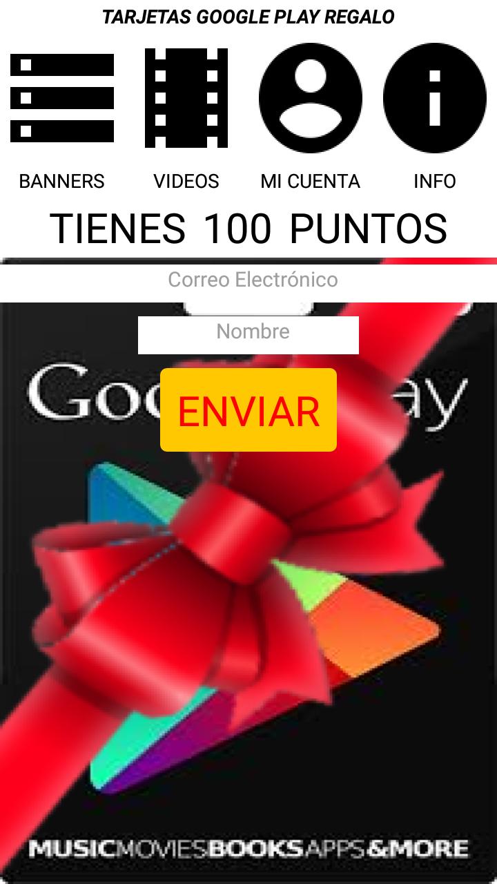 Tarjetas Google Play Regalo For Android Apk Download
