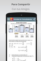 Fórmulas de Termodinámica syot layar 3