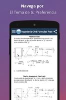 Ingeniería Civil Formulas Free capture d'écran 1