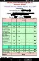 MUHS Result Ekran Görüntüsü 2