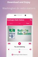 Washington dc radio stations FM AM Affiche