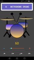 Metronome Drums الملصق