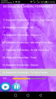ALEJANDRO FERNANDEZ SONGS screenshot 2