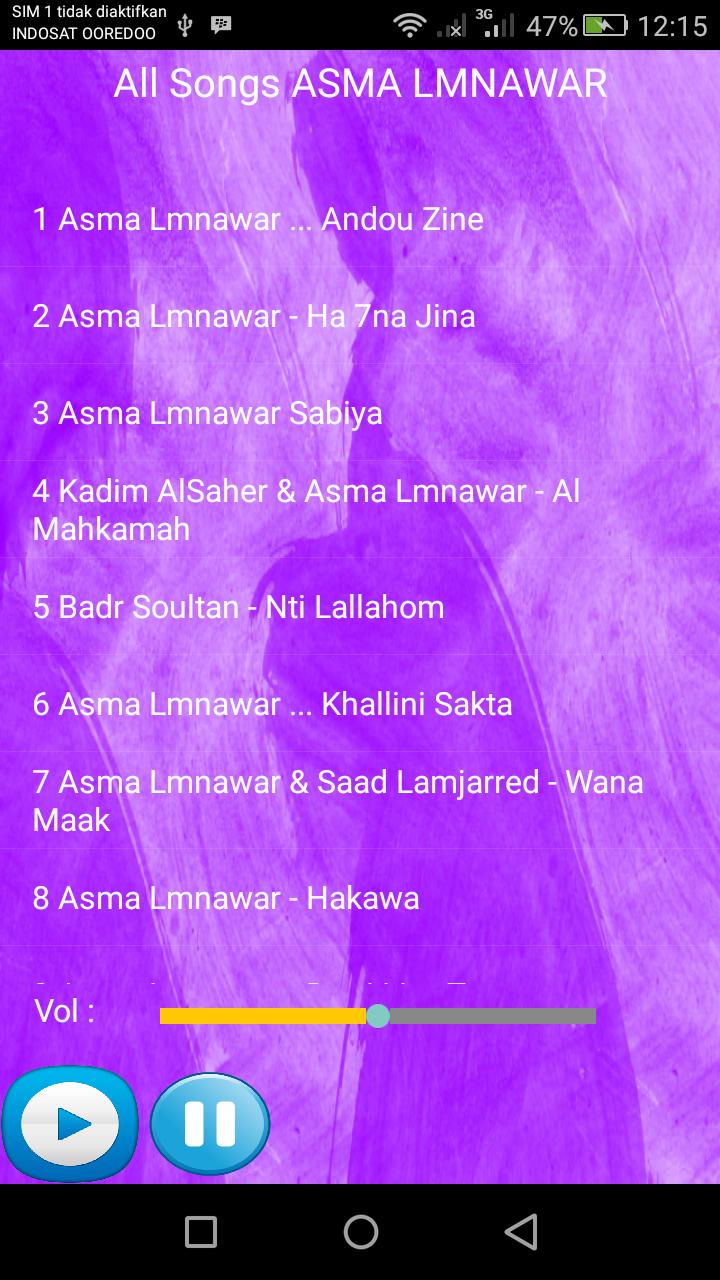 ASMA LMNAWAR SONGS APK for Android Download