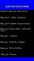 Nicky Jam Best Songs - Me voy pal party ảnh chụp màn hình 2