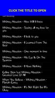 Poster Whitney Houston Top Songs - I look to you