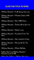1 Schermata Whitney Houston Top Songs - I look to you
