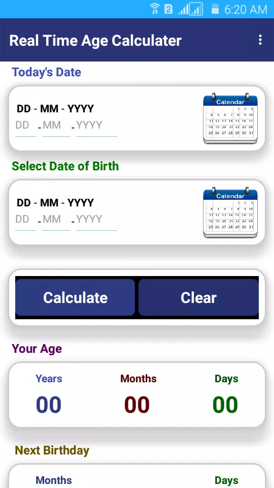 Real Time Age Calculator APK for Android Download