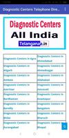 Diagnostic Centers Telephone Directory in india स्क्रीनशॉट 3