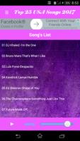 Top 25 USA Songs 2017 تصوير الشاشة 1