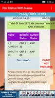 Pnr Status With Passenger Name (Live Status) تصوير الشاشة 1