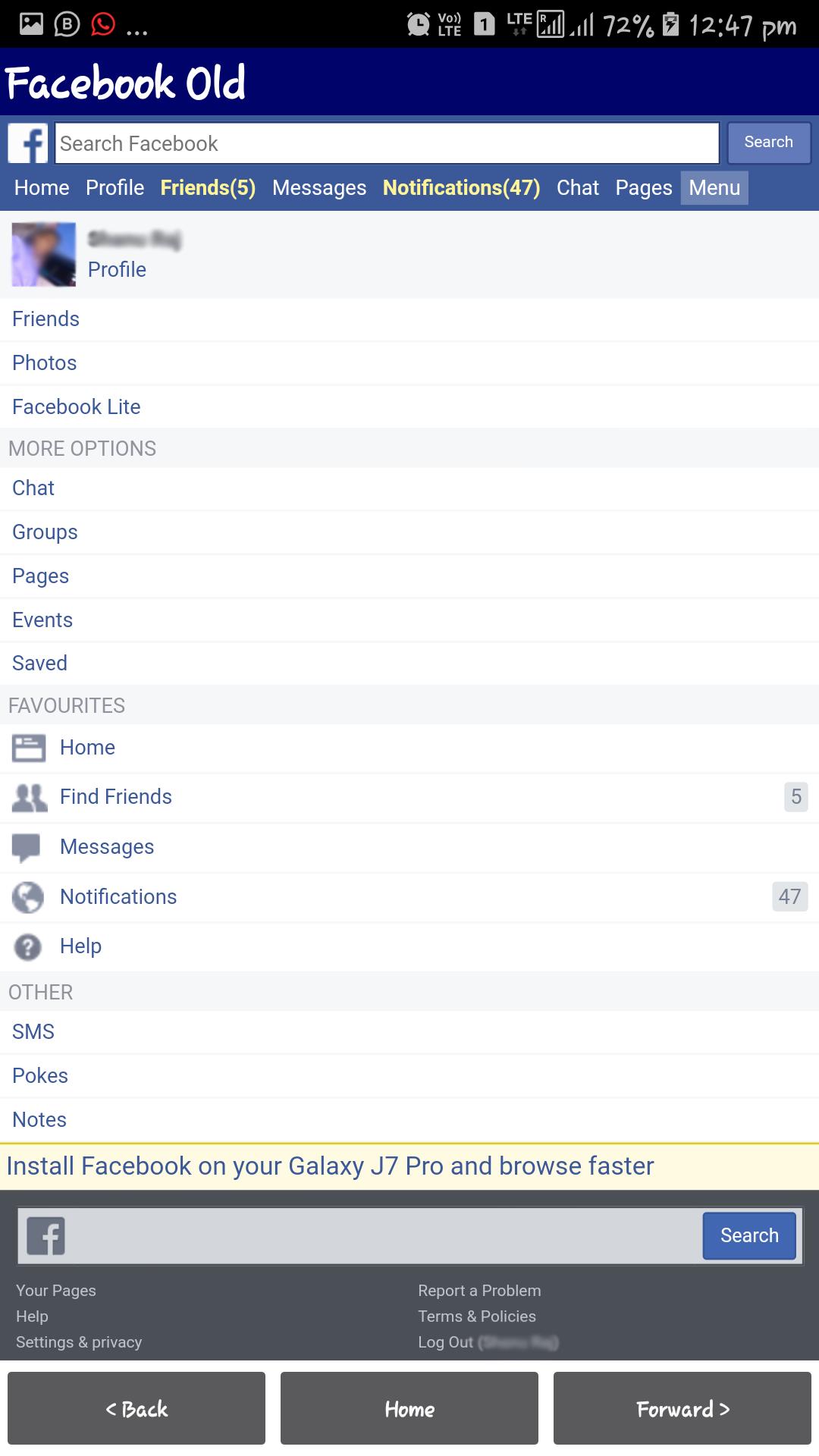 Facebook Old View Lite Version For Android Apk Download