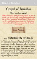 The Gospel of Barnabas ảnh chụp màn hình 1