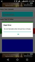 Percent Calculator تصوير الشاشة 1