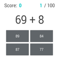 Maths Quiz - fun game