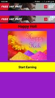 Happy Holi-Earn Money Affiche