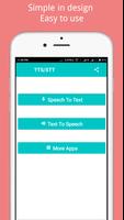 Speech to text /Text to Speech capture d'écran 1