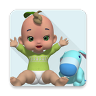 Cute Talking Baby أيقونة