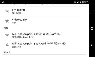 برنامه‌نما WiFiCam HD pour VideoCoach عکس از صفحه